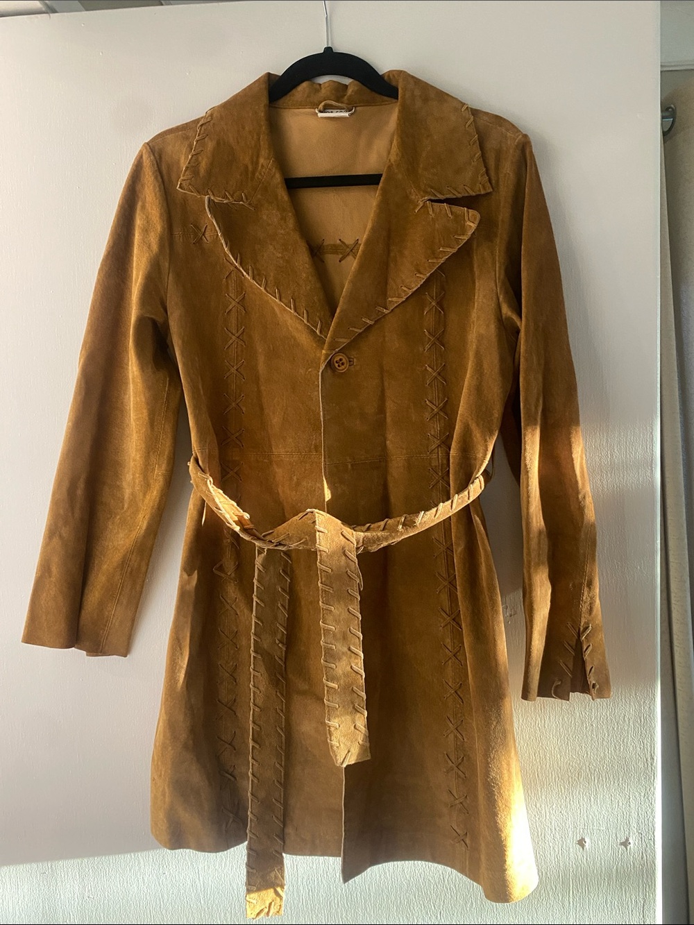 Y2K Wet Seal Suede 100% leather jacket